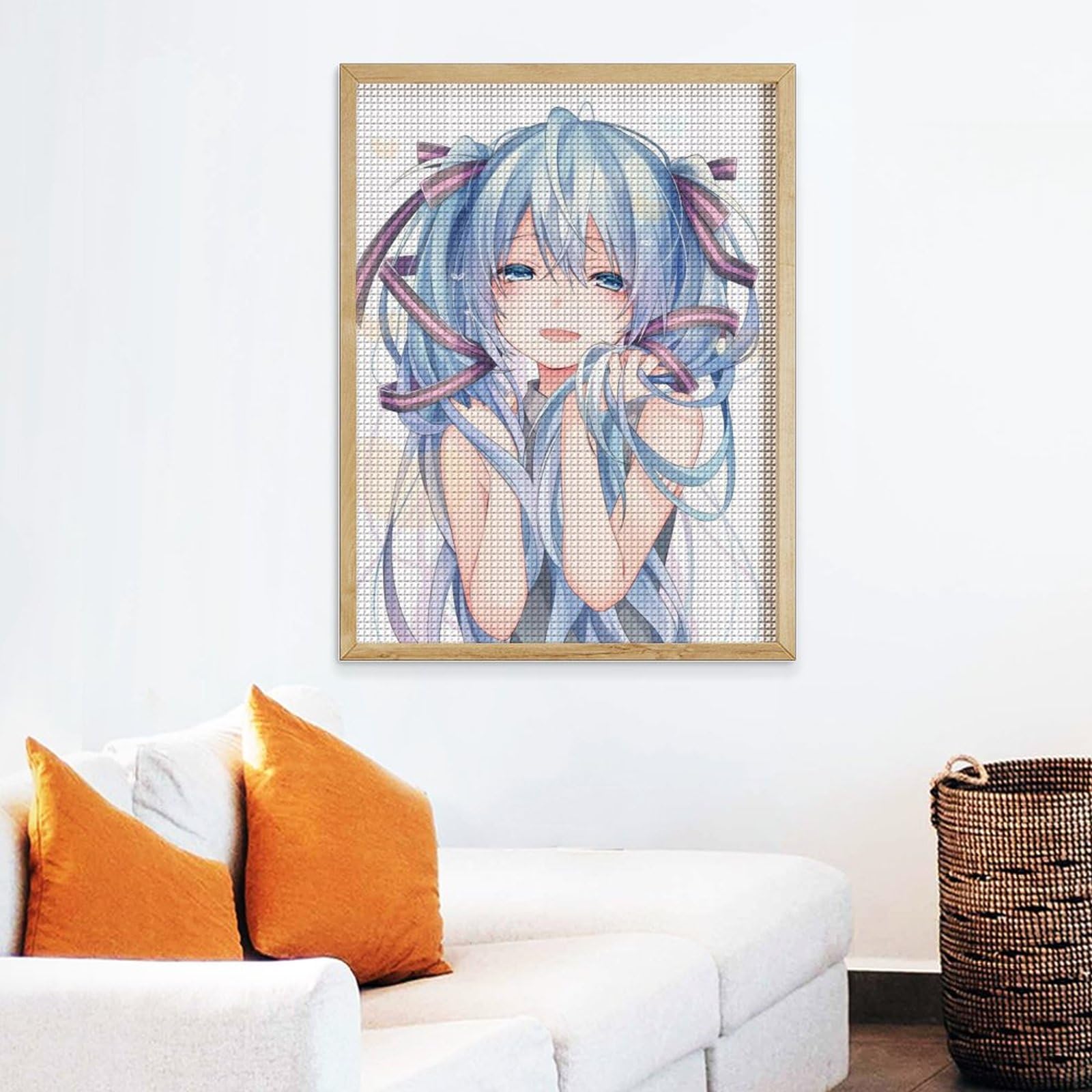 古*音様 ダイヤモンドアート　DAC 95㎝×70cm Amazon.co.jp: 初音ミク ダイヤモンドアート セット モザイクアート 5d